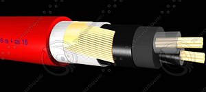 EG-YMeKas 3 kV 2x16 mm2 high voltage.max